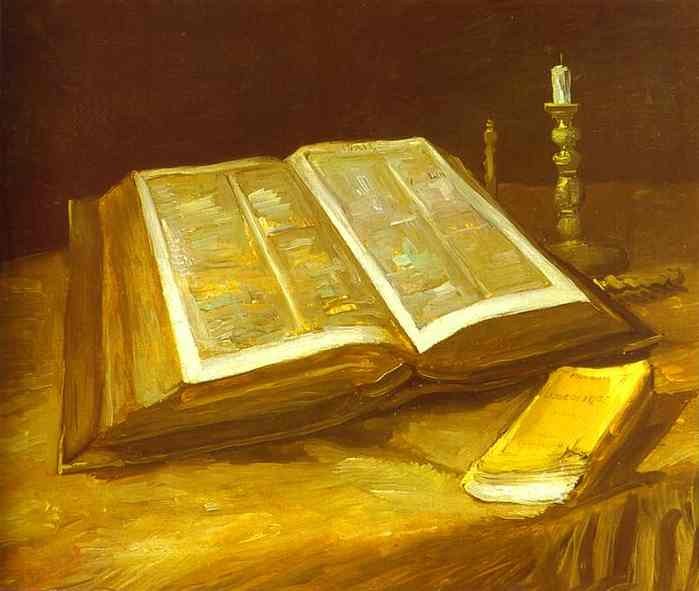 Vincent van Gogh Still Life with Open Bible